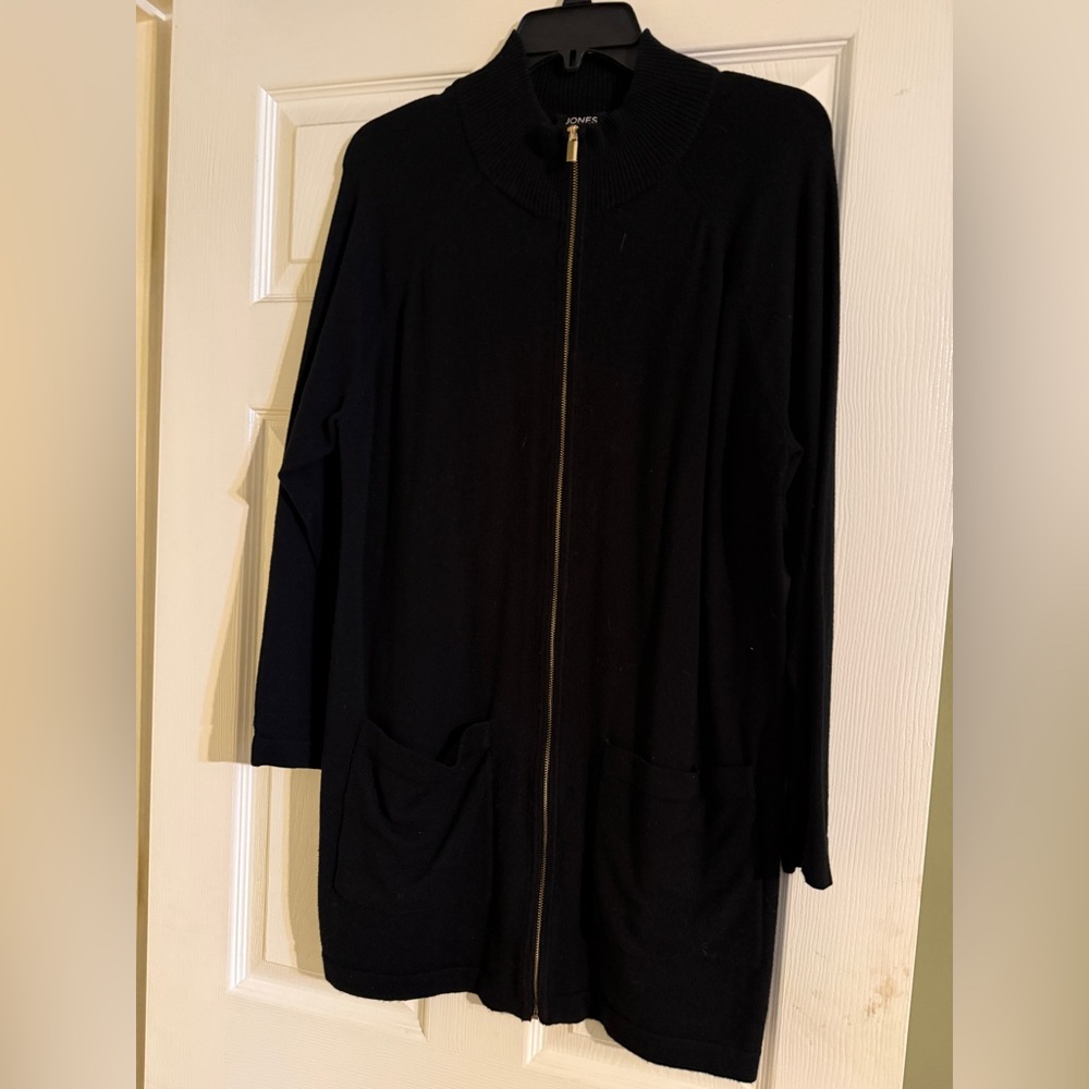 Ladies long cardigan sweater